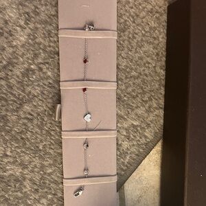 Gucci crystal trademark station bracelet